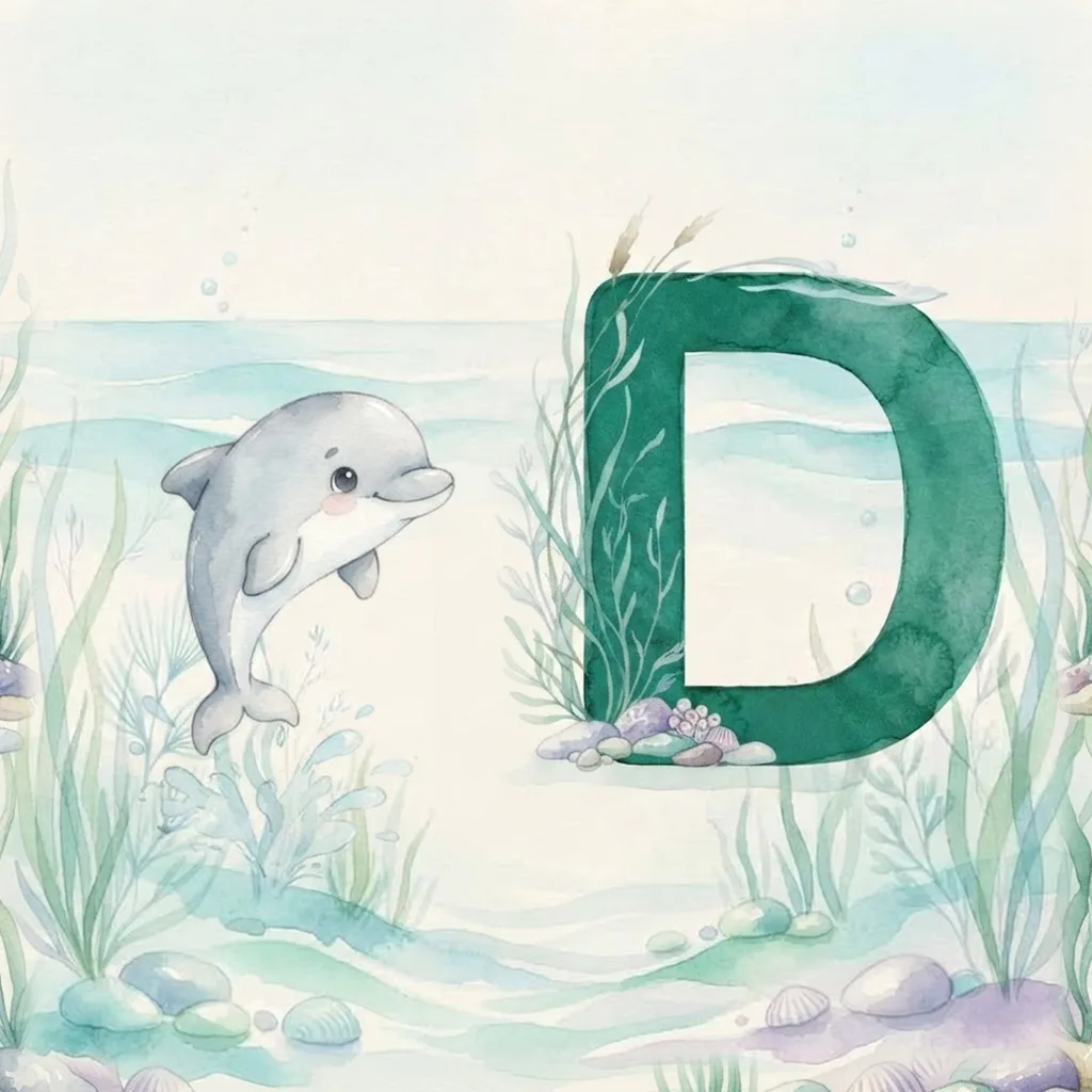 Letter D illustration