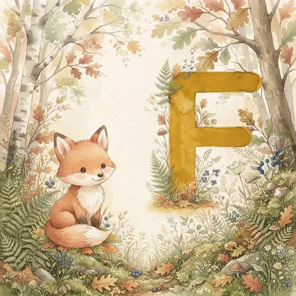 Letter F illustration