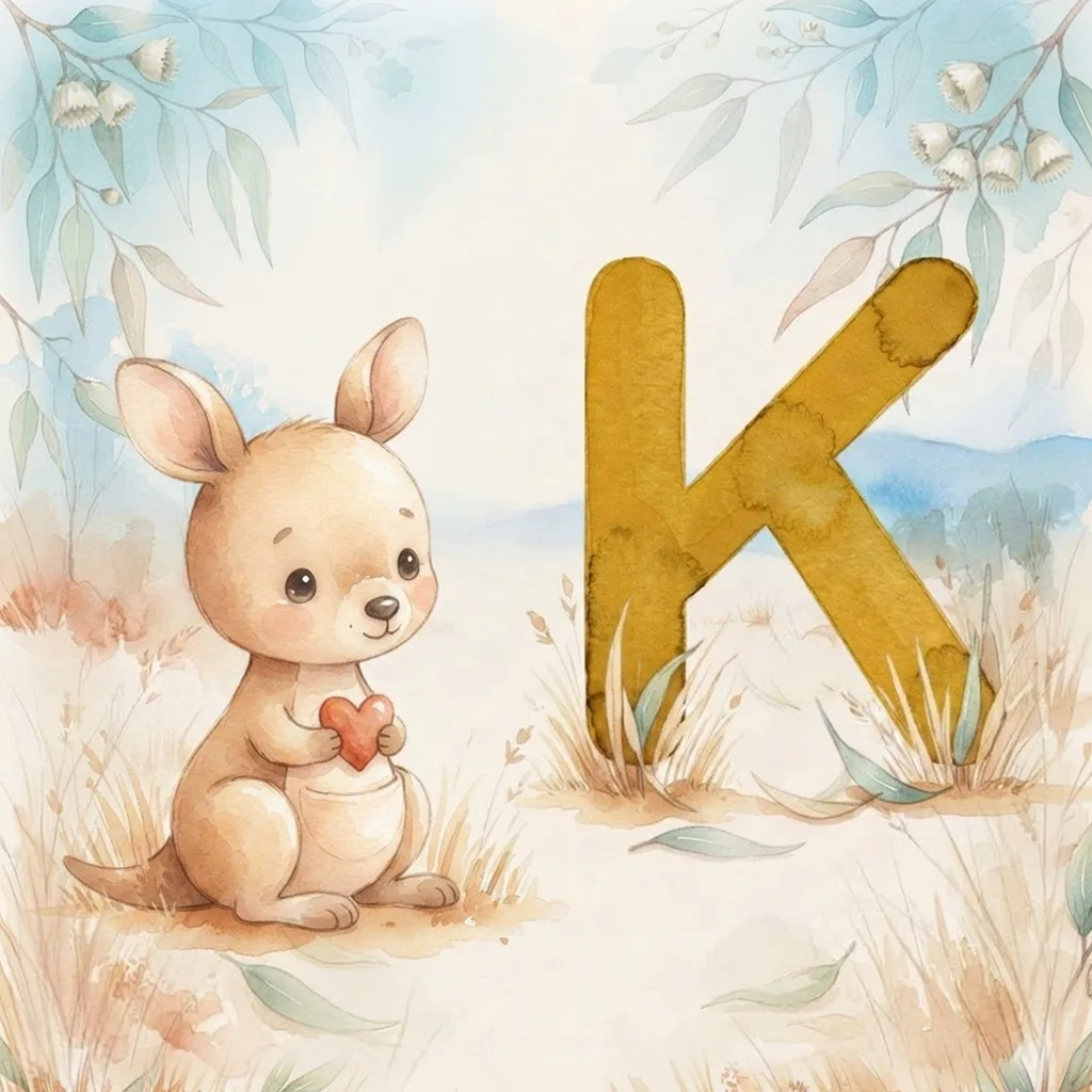 Letter K illustration