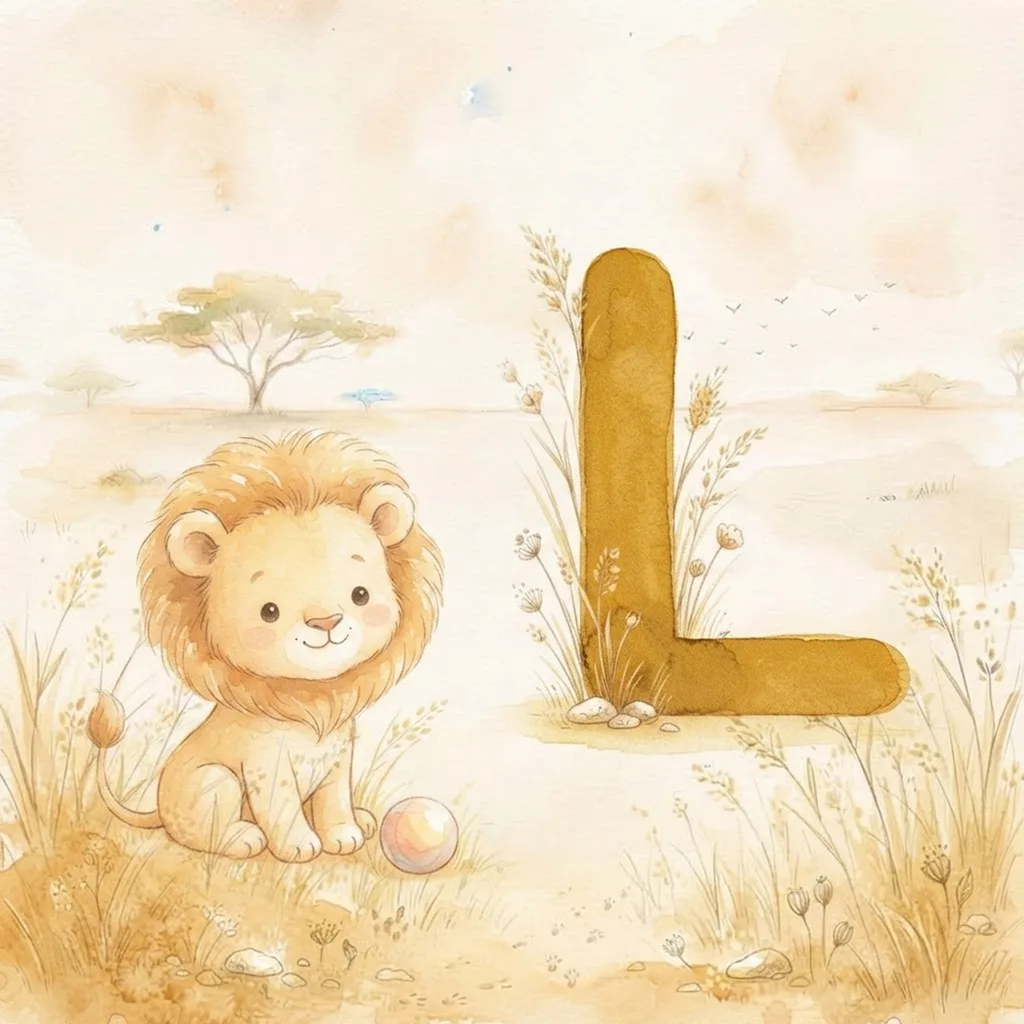 Letter L illustration