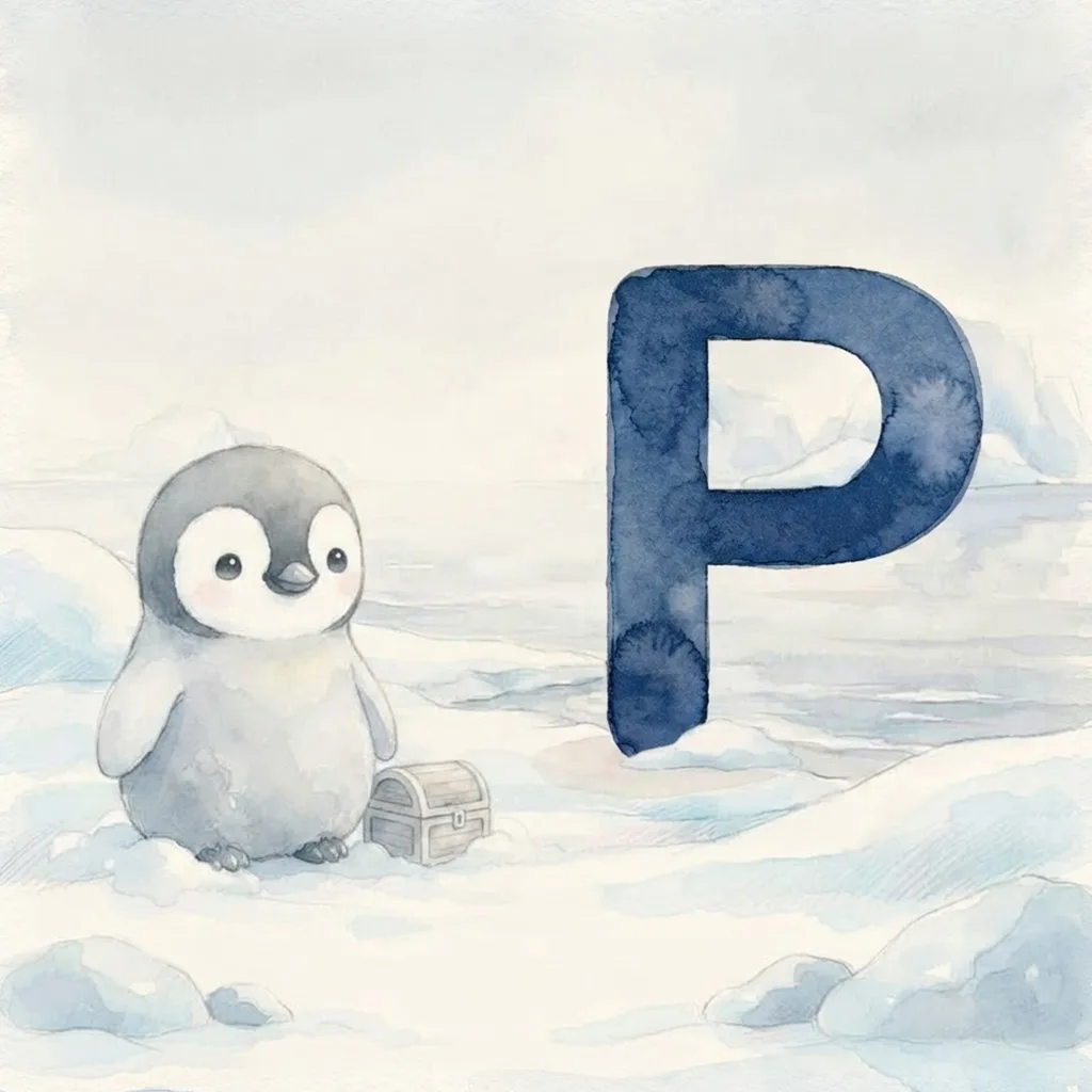 Letter P illustration