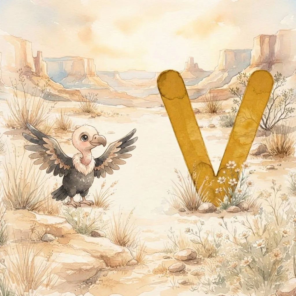 Letter V illustration
