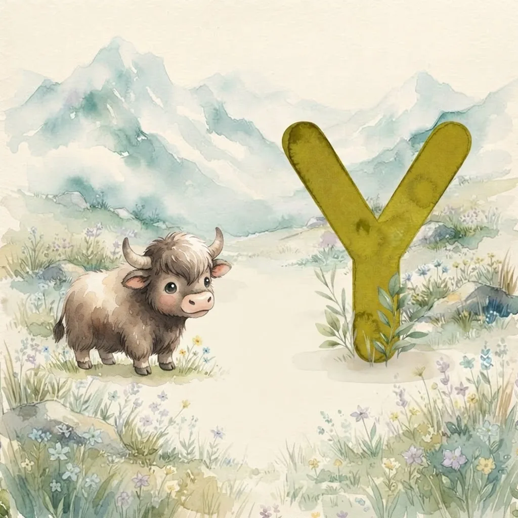 Letter Y illustration